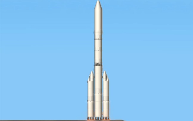 中国载人登月方案假想—921火箭环月轨道交会