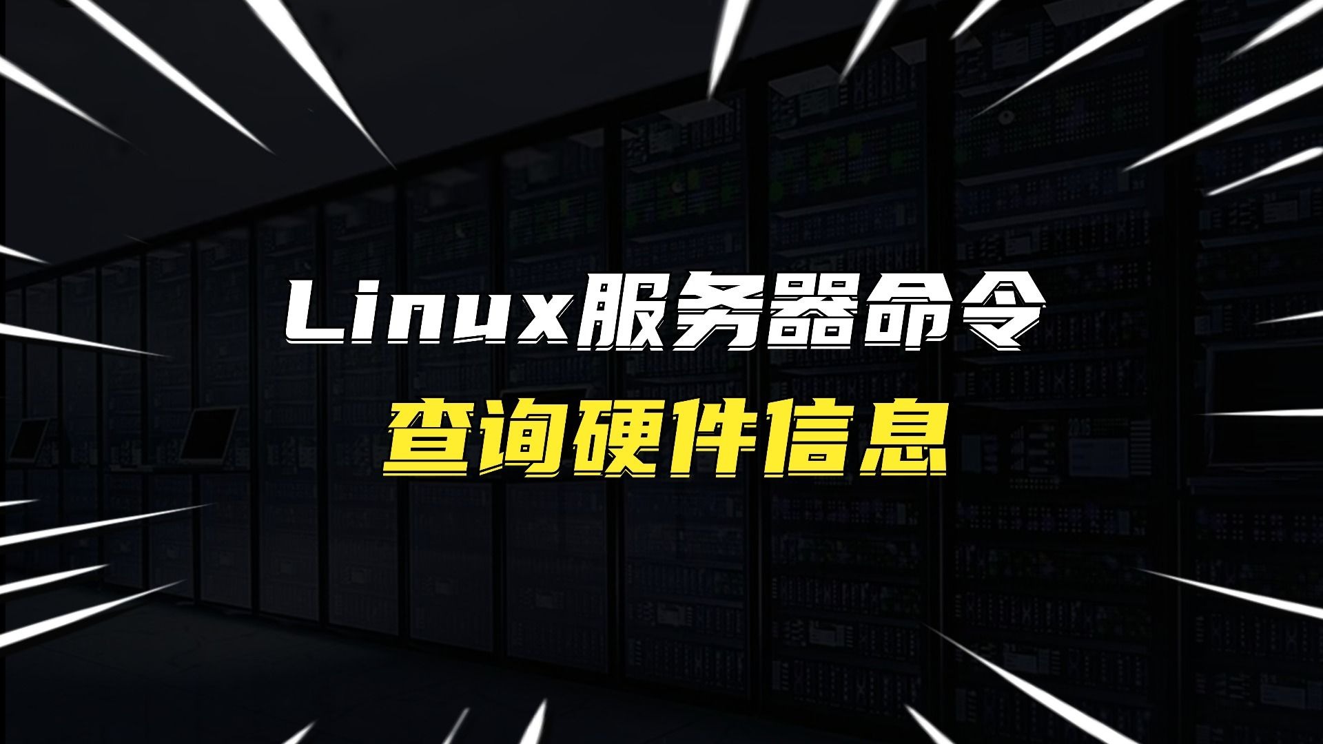 Linux服务器命令查询硬件信息