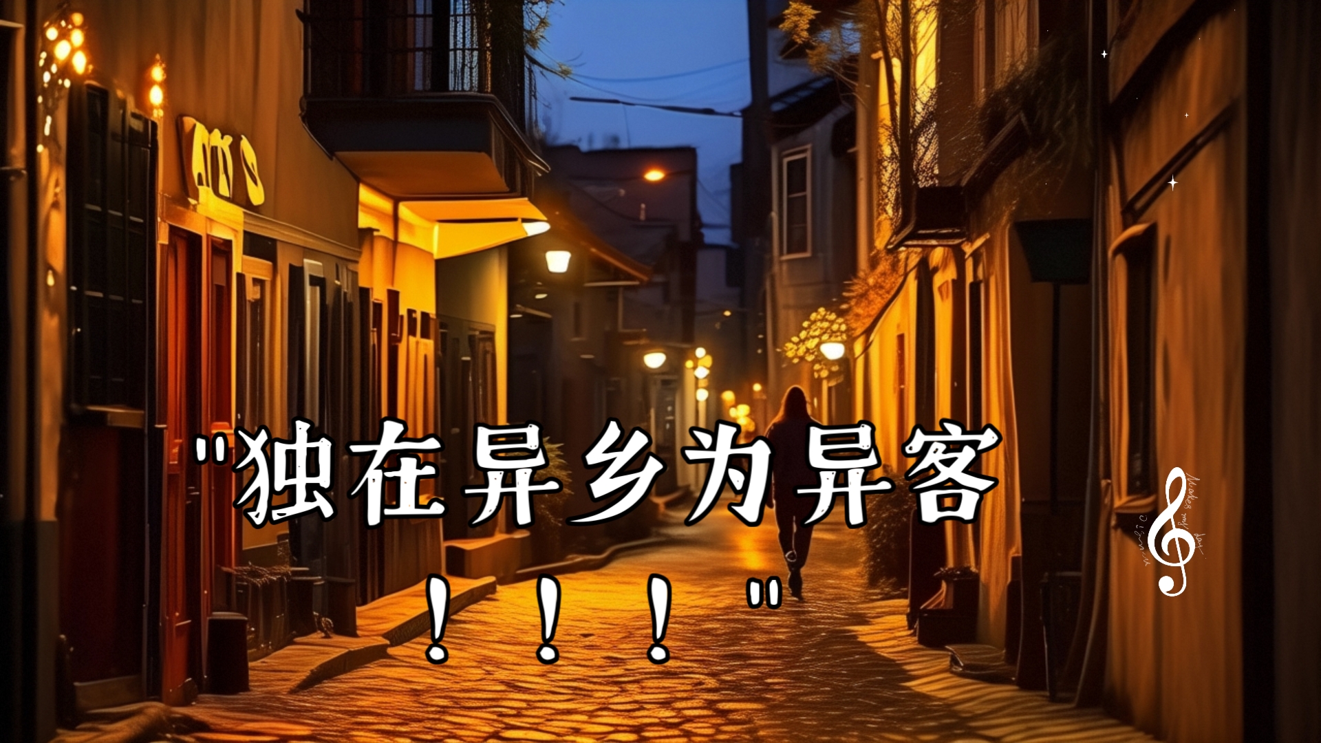 独在异乡为异客!