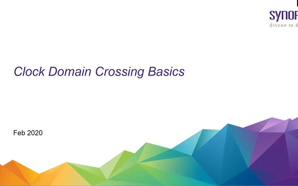 完备、低误报率!视频了解新思科技跨时钟域验证方案哔哩哔哩bilibili