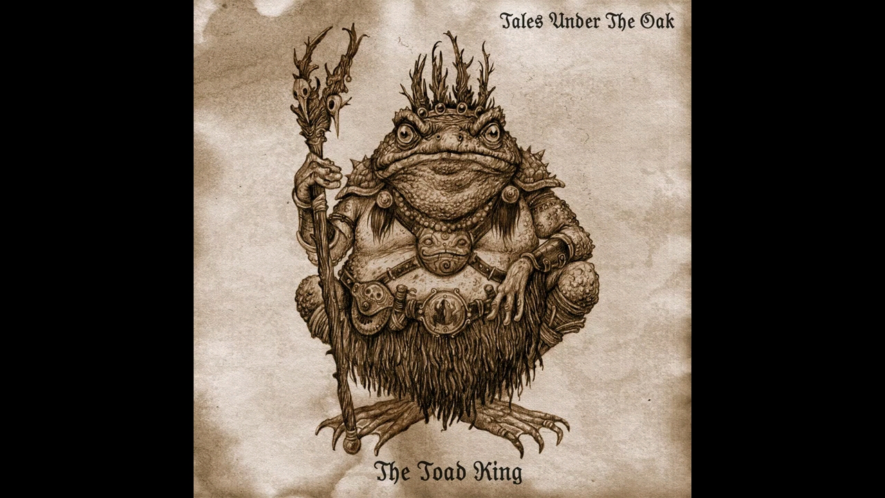 [图]蟾蜍之王 - 橡树下的故事 Tales Under The Oak - The Toad King (2021) 极简主义蟾蜍合成器Dungeon Synth