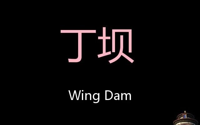 丁坝 Chinese Pronunciation wing dam哔哩哔哩bilibili