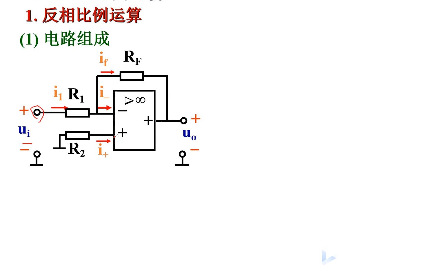 162运算放大器在信号运算方面的应用(电子技术)哔哩哔哩bilibili