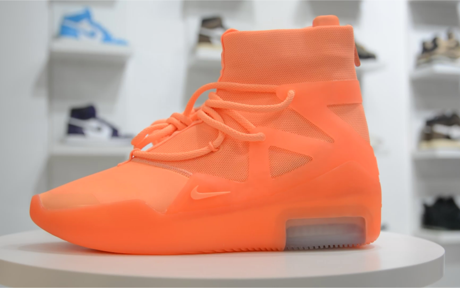 【权威实拍】Nike Air Fear of God 1 Orange Pulse FOG 橙色哔哩哔哩bilibili