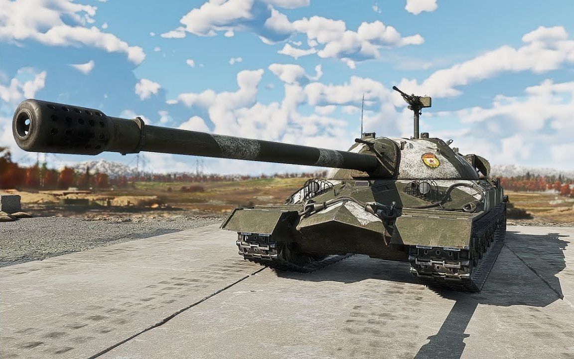 "钢铁巨兽,暴力美学"is-7重型坦克丨战争雷霆