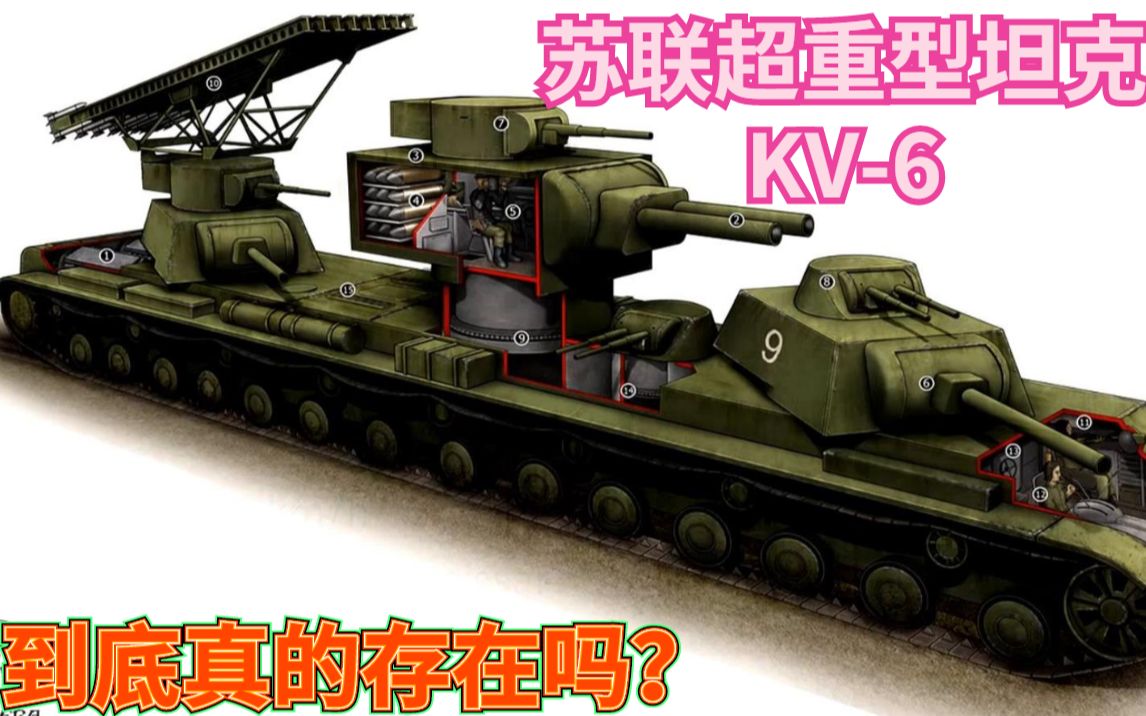 [图]超重型坦克 KV-6 历史上到底真的存在吗？