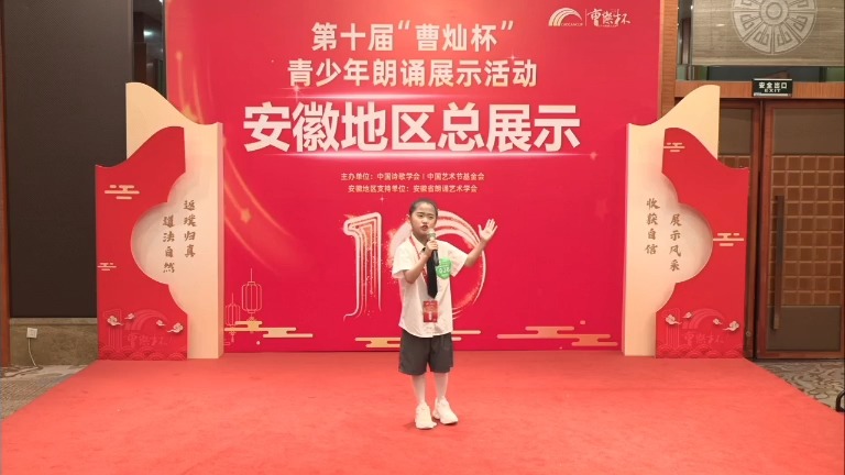 曹灿杯安徽站潘芷伊