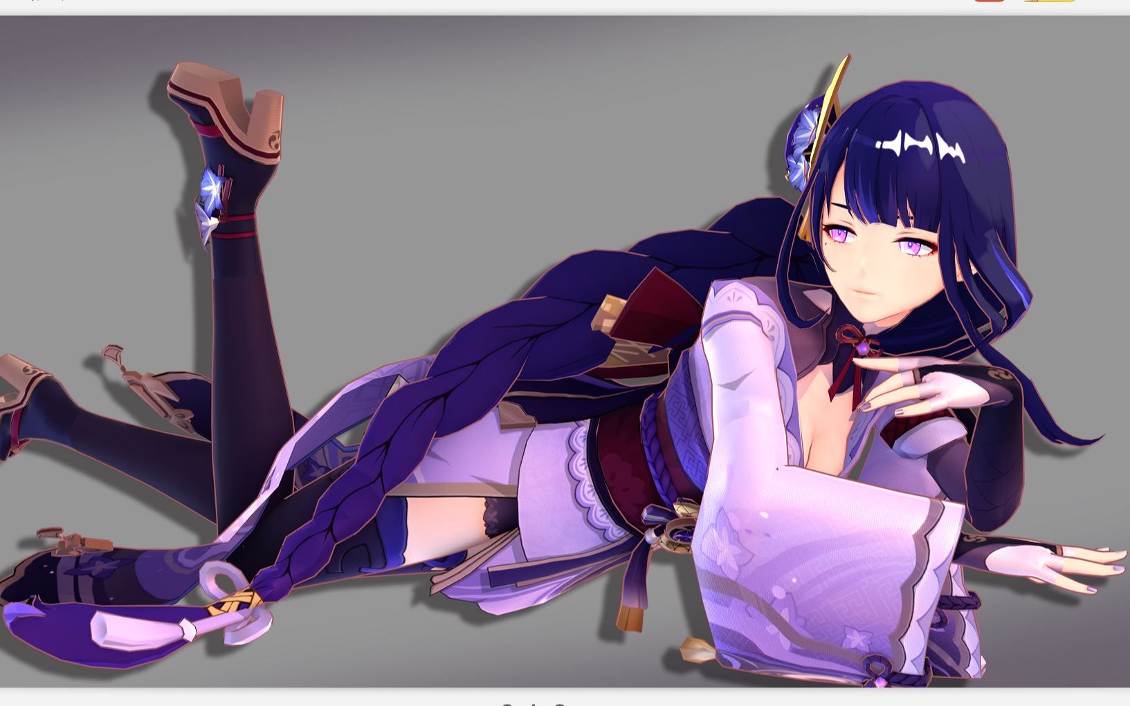 【原神4kmmd】雷电将军的腿,不蹬三轮可惜了!