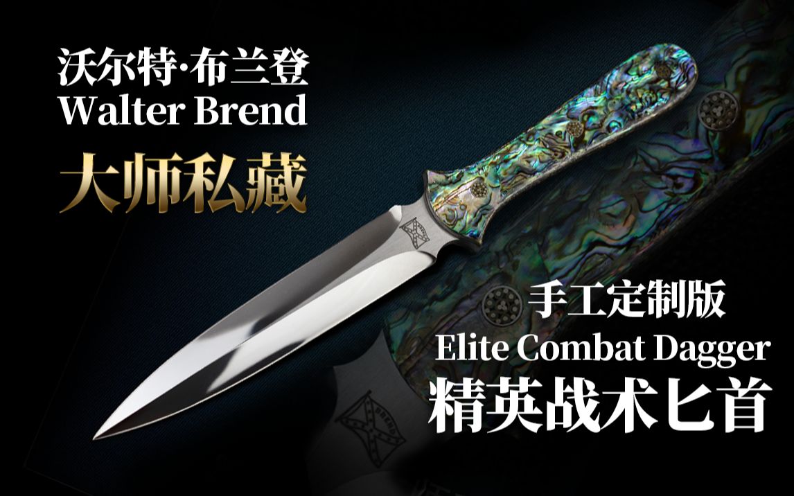 极其罕见的沃尔特ⷥ𘃥…𐧙𛗡lter Brend精英战术匕首Elite Combat Dagger 独家手工定制特别版哔哩哔哩bilibili