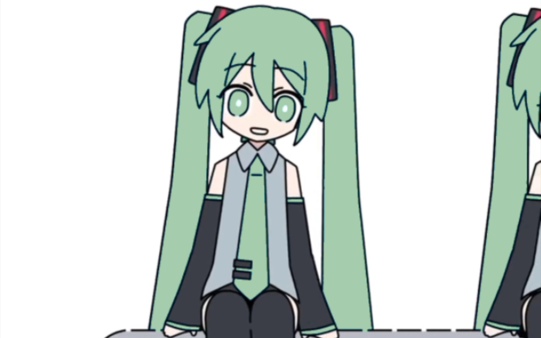 mikumikuooeeoo 但是浅绿色