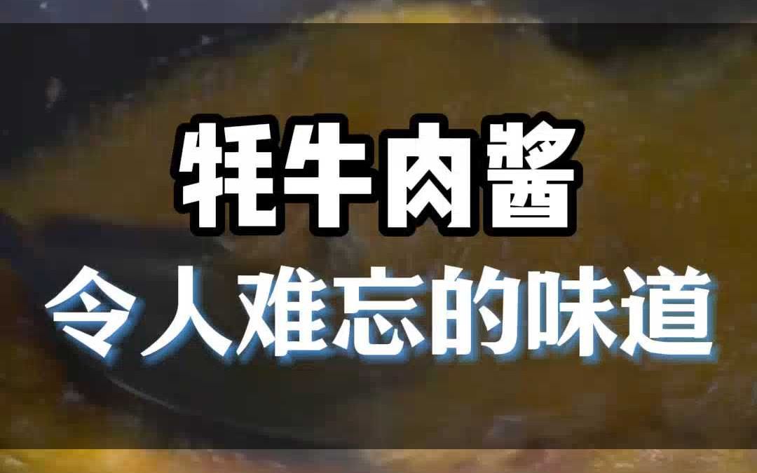 牦牛肉酱你的美味佐餐伴侣哔哩哔哩bilibili