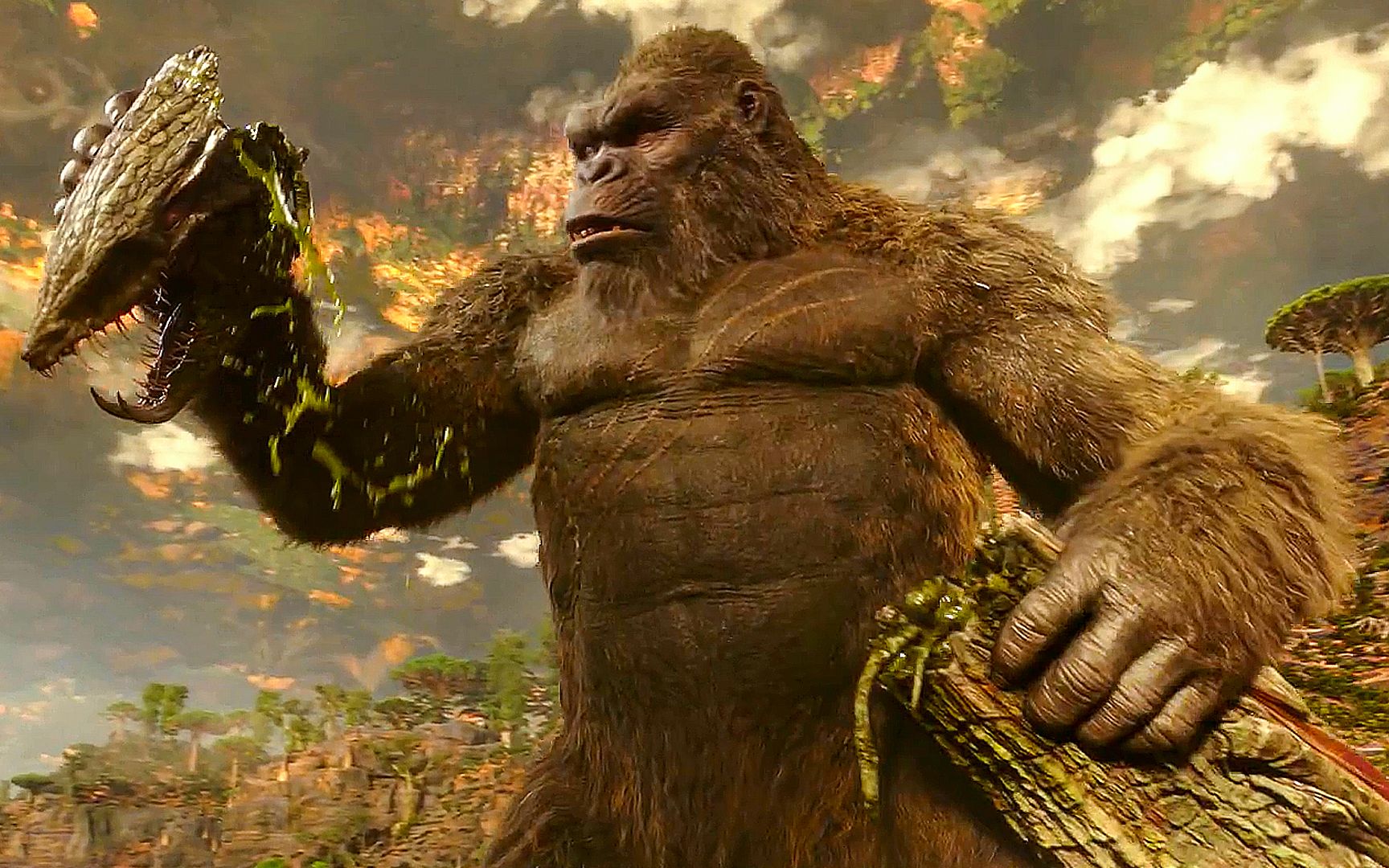 活动  我大金刚可是吃巨兽长大的,想不到现在只能吃鱼了-《哥斯拉大战