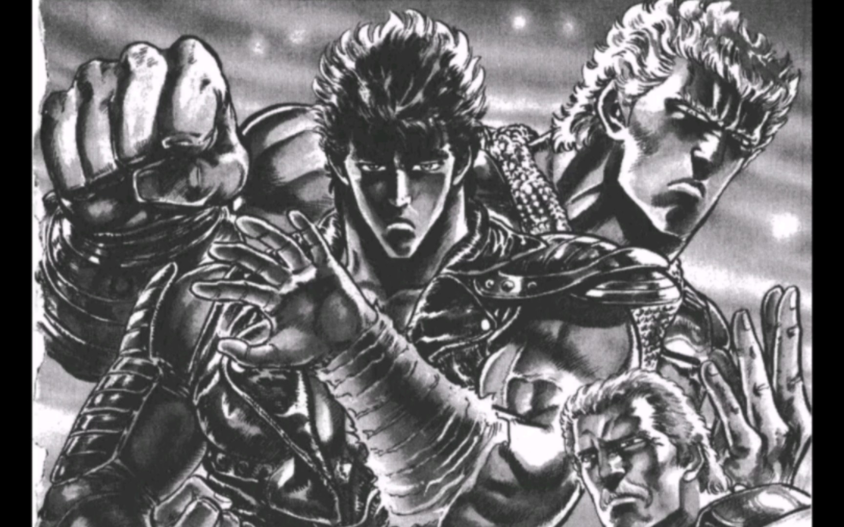 北斗神拳扉页【尤达篇到拉欧归天】原哲夫画风欣赏