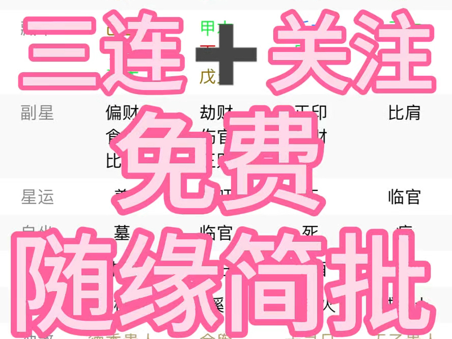 八字看财运,婚缘、事业等!盘留评论区!哔哩哔哩bilibili