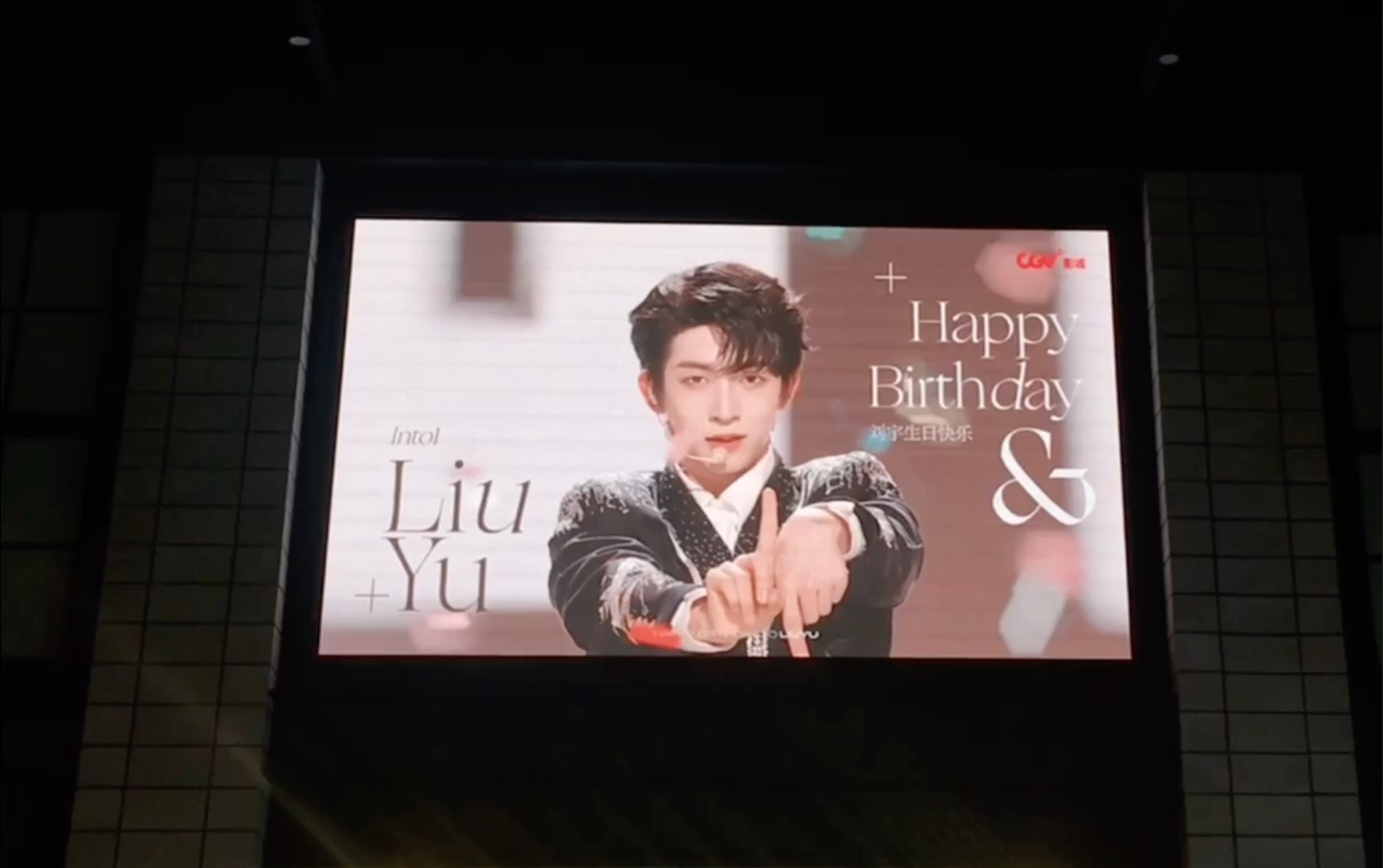 迟来的生日打卡应援影院刘宇自拍含量过高警告