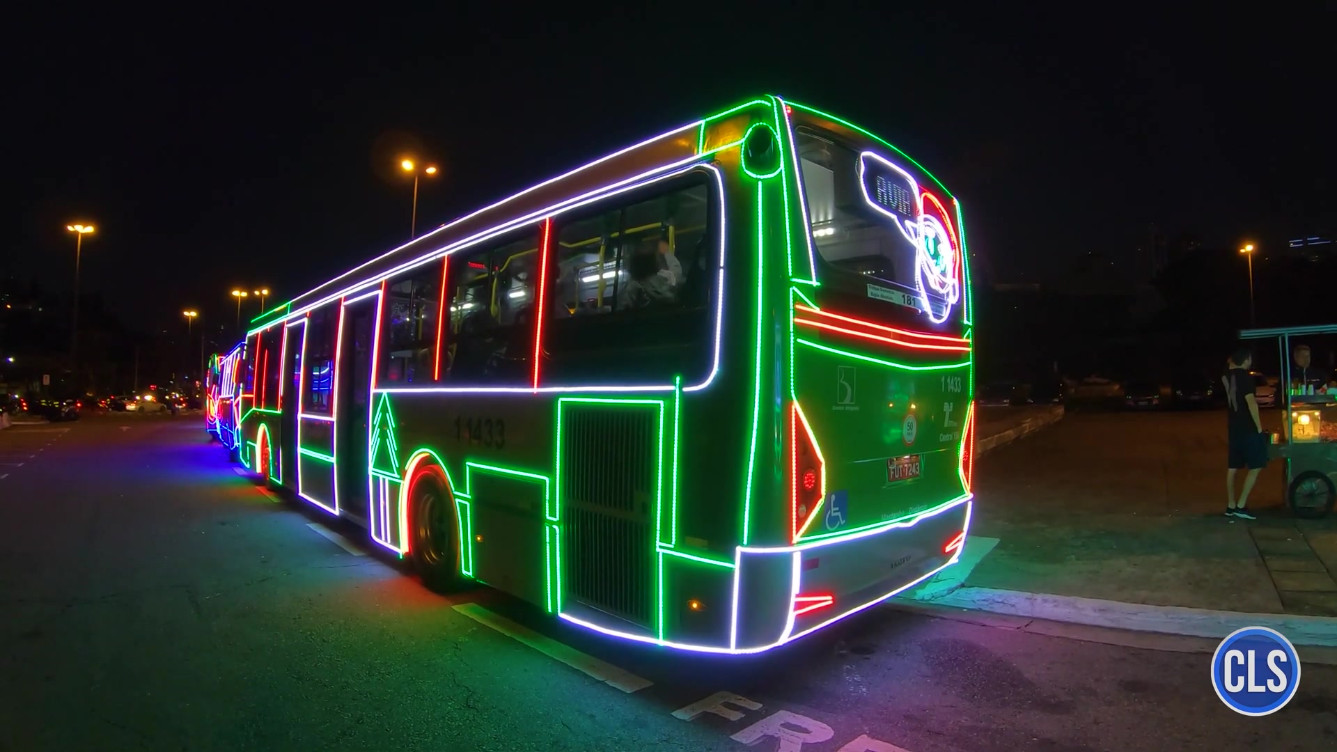 巴西圣保罗公交灯光秀(2019)