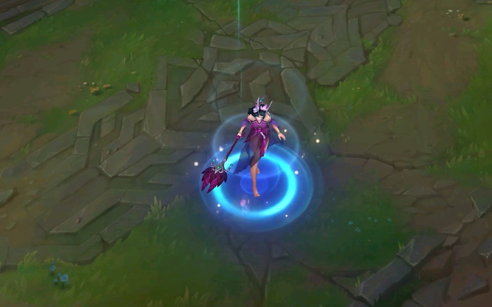 英雄联盟玉剑传说娜美炫彩皮肤特效展示合集