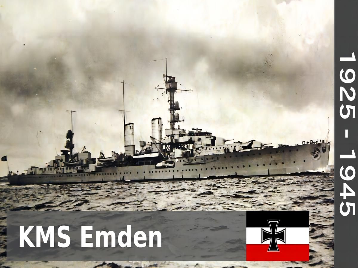 二战德国海军轻型巡洋舰 埃姆登号(1925)- 战舰指南 372