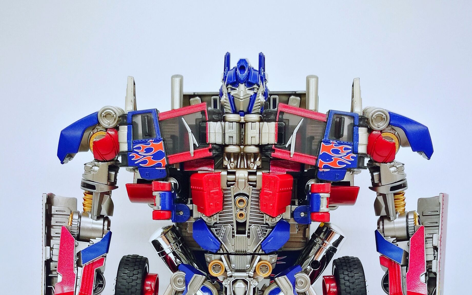 慧学信的玩具分享变形金刚威将放大版ss05擎天柱