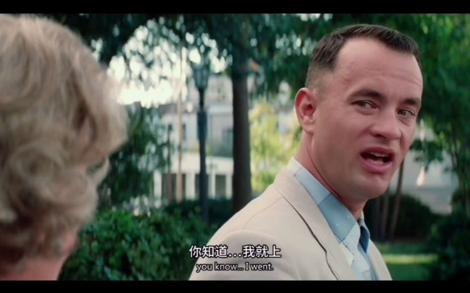 带原声文件电影阿甘正传片段消音视频消音英语配音素材试听