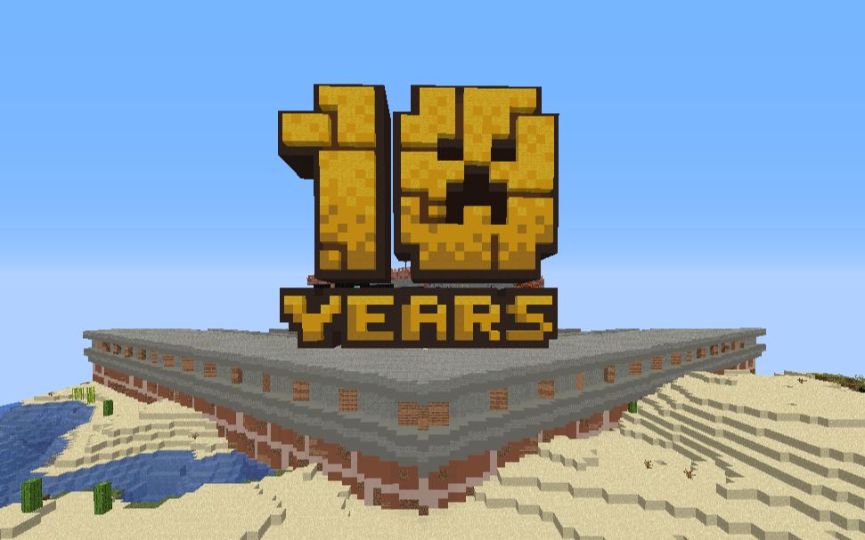 我的世界minecraft十周年纪念地图