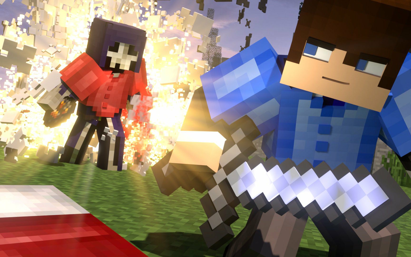 mc动画-起床战争p3-black plasma studios