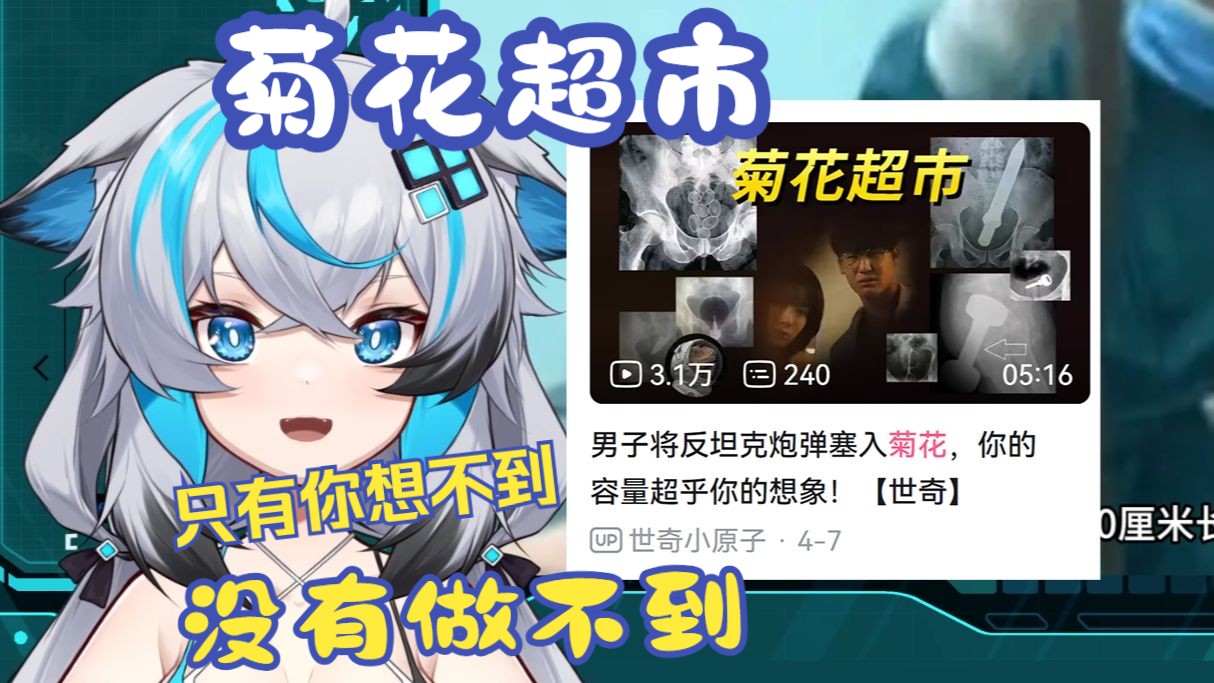 虚拟主播 看 《菊花超市》!