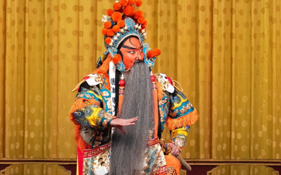 京剧《走麦城》劝军一折 李孟嘉饰关羽