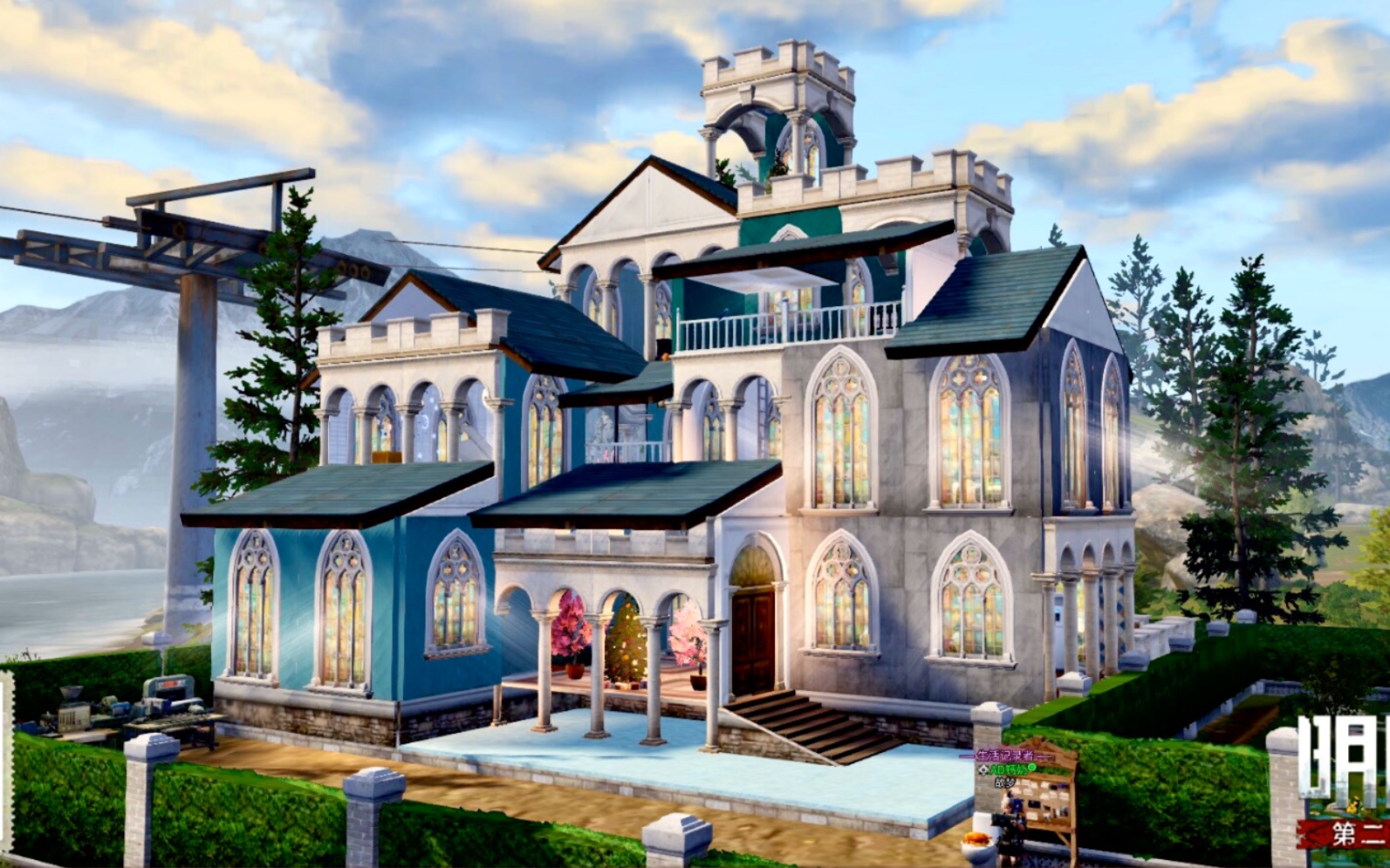 明日之后罗马建筑来咯复刻画一颗心心的作品暮冬