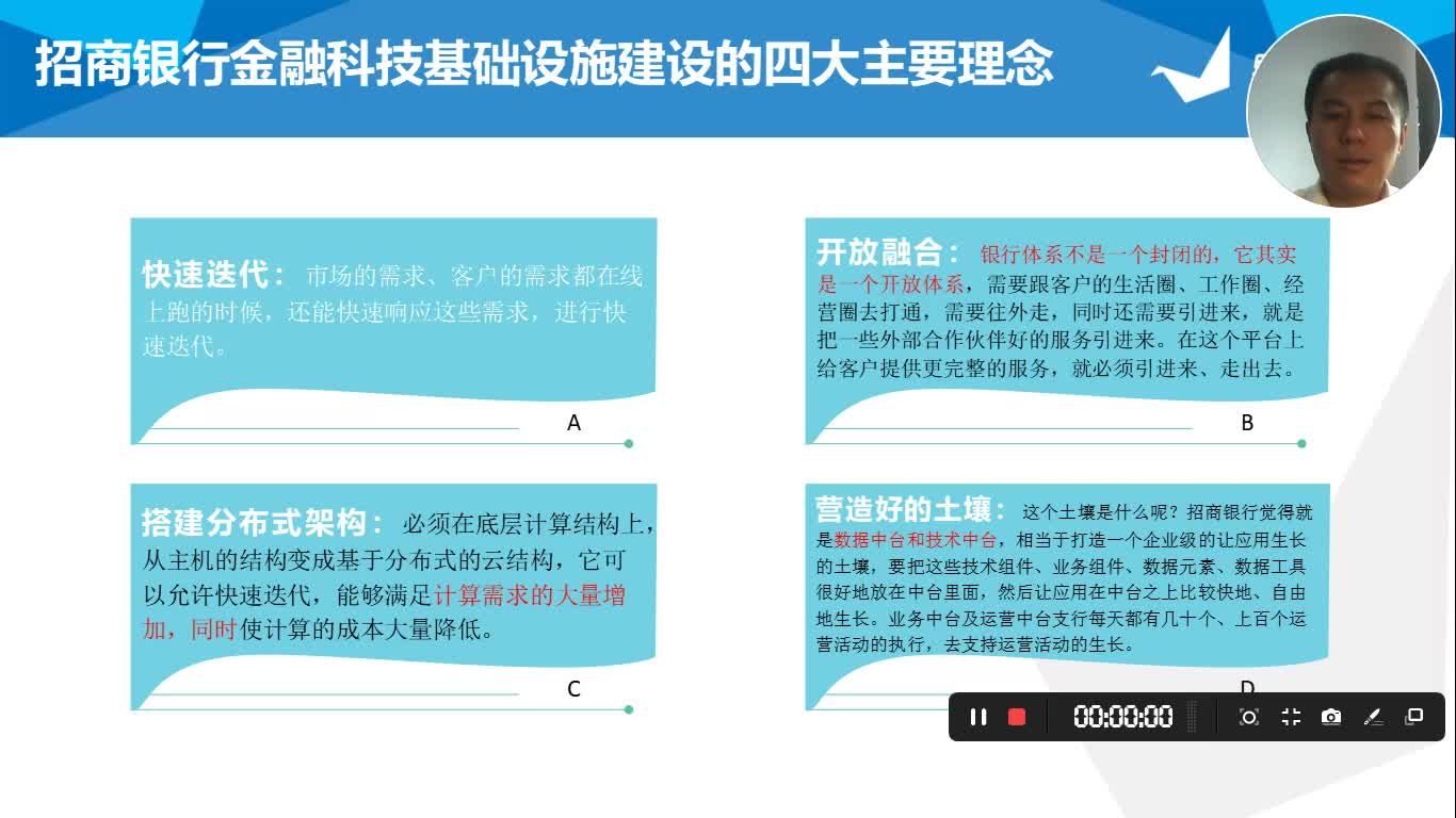 BLM银行数字化转型第19讲招商银行金融科技基础设施建设4大理念哔哩哔哩bilibili