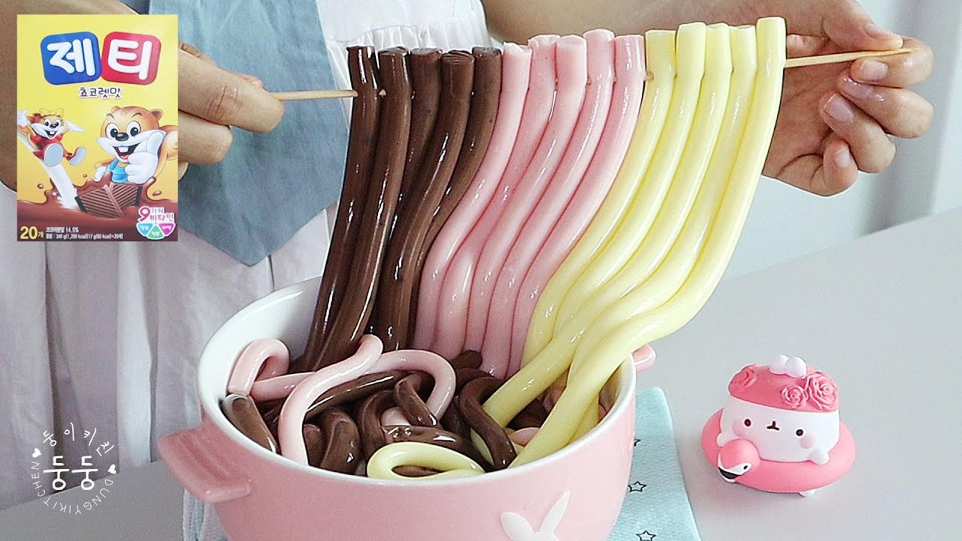 杰蒂做的果冻面条材料3茄子dungyikitchen20200823