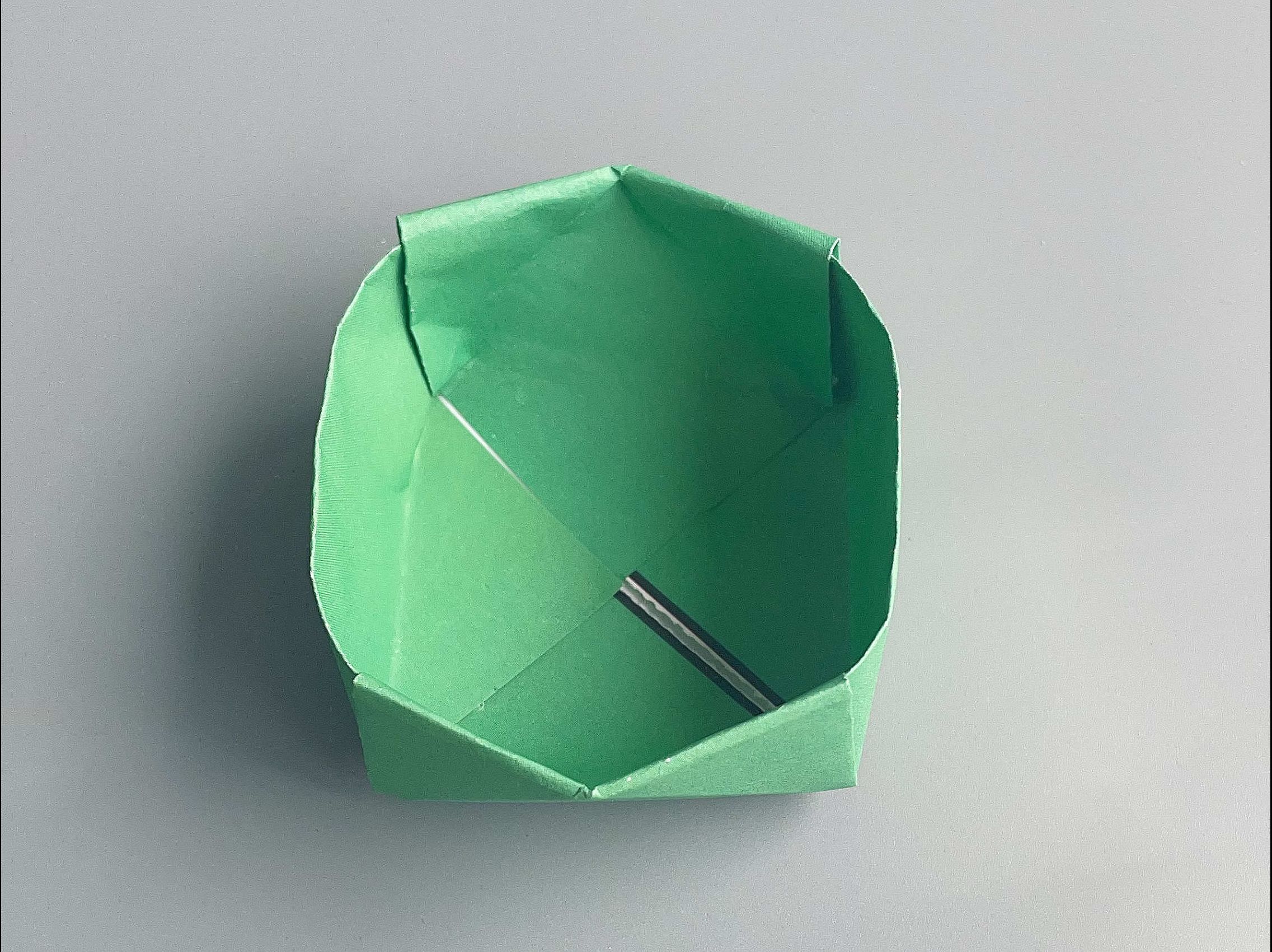 创意手工折纸,一个简单的收纳盒