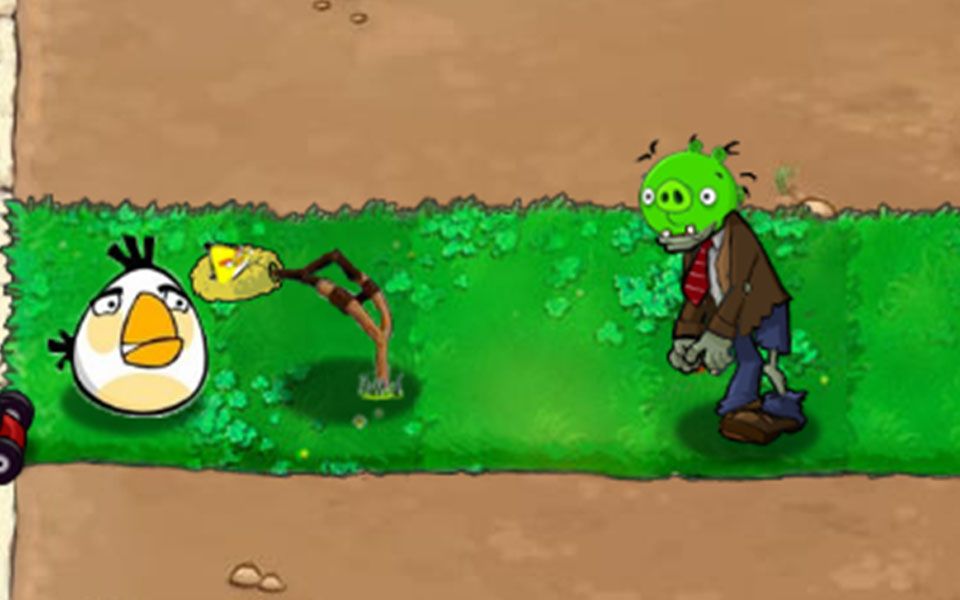 活动  植物大战僵尸× 愤怒的小鸟