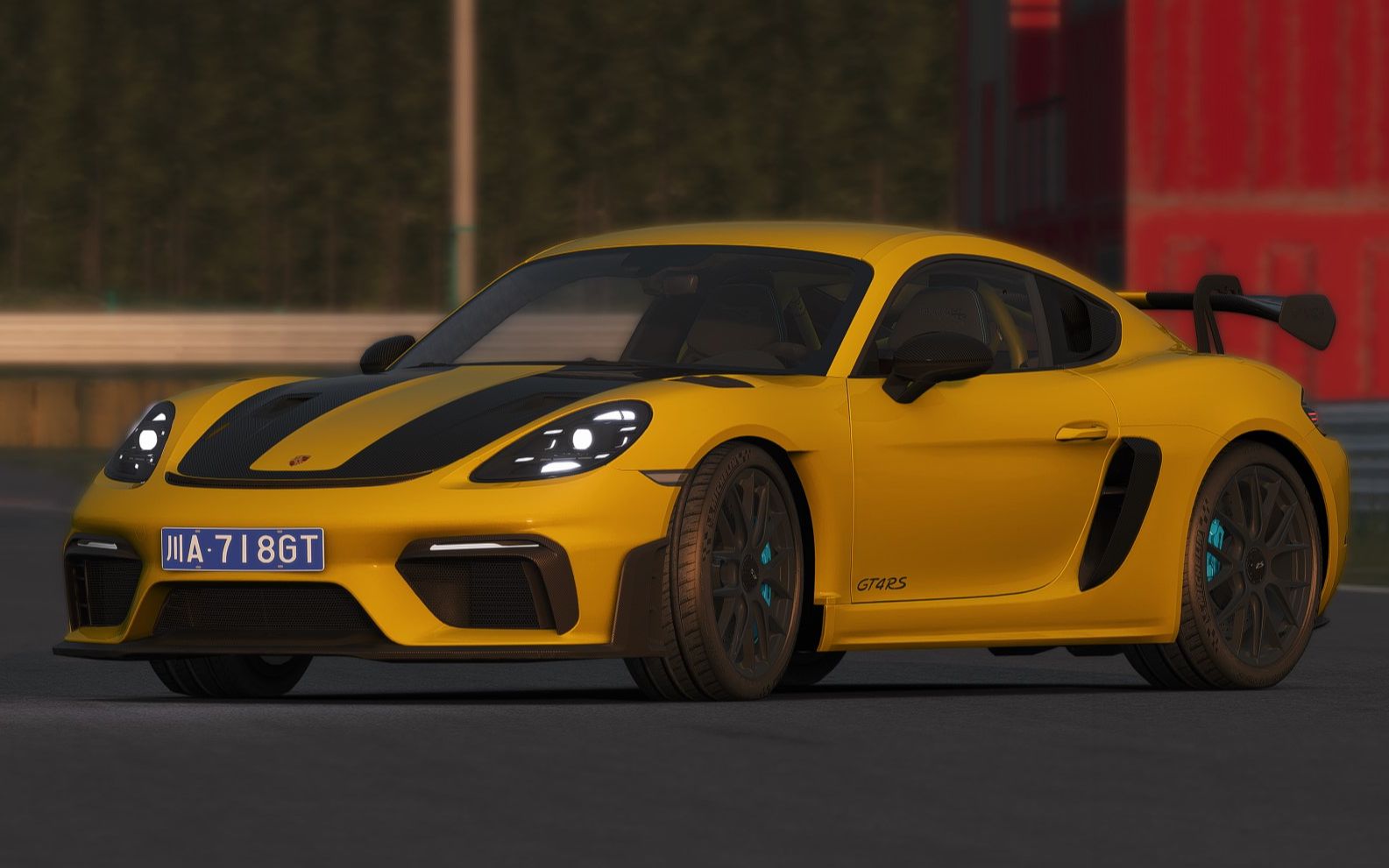 【神力科莎】保时捷718gt4 rs易车金港刷圈