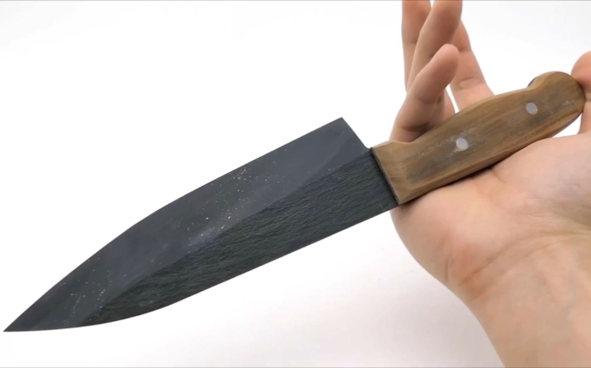 【日本磨鬼小哥制作刀系列】(用器皿制作刀)私は,お皿でナイフを作ろ