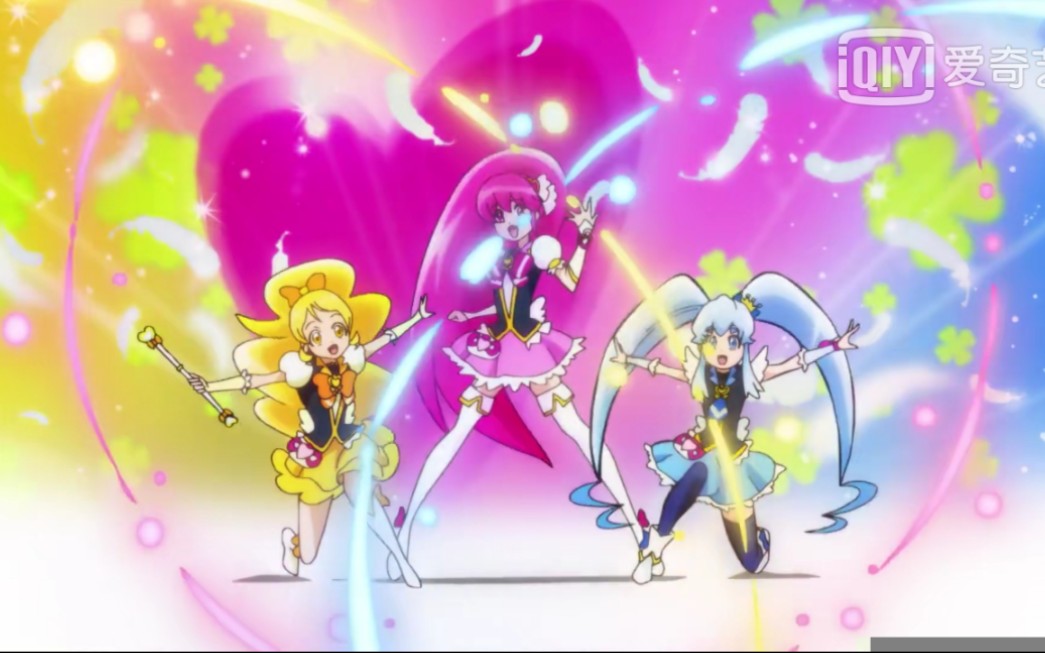 【happinesscharge光之美少女】三人变身合集