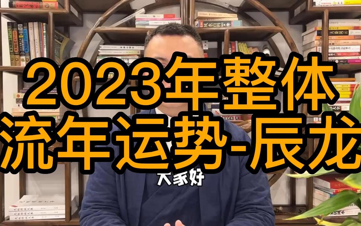 2023年整体流年运势辰龙哔哩哔哩bilibili