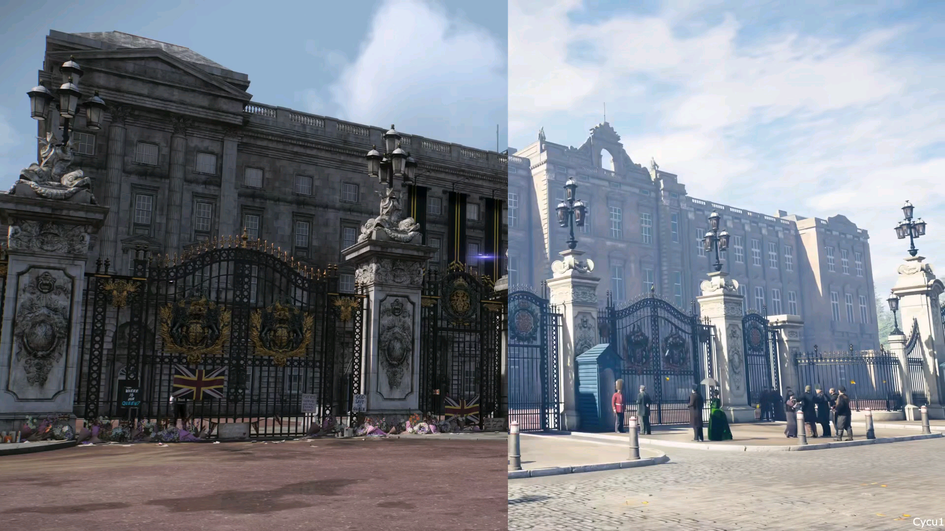 看门狗军团和刺客信条枭雄中伦敦著名建筑对比.