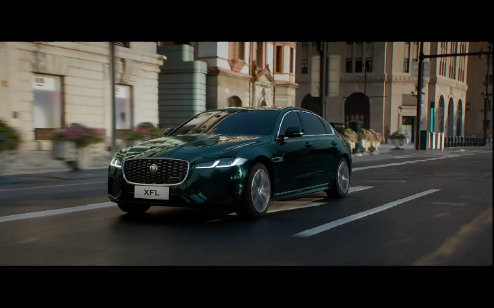 捷豹xfl广告优雅从容的绅士豹