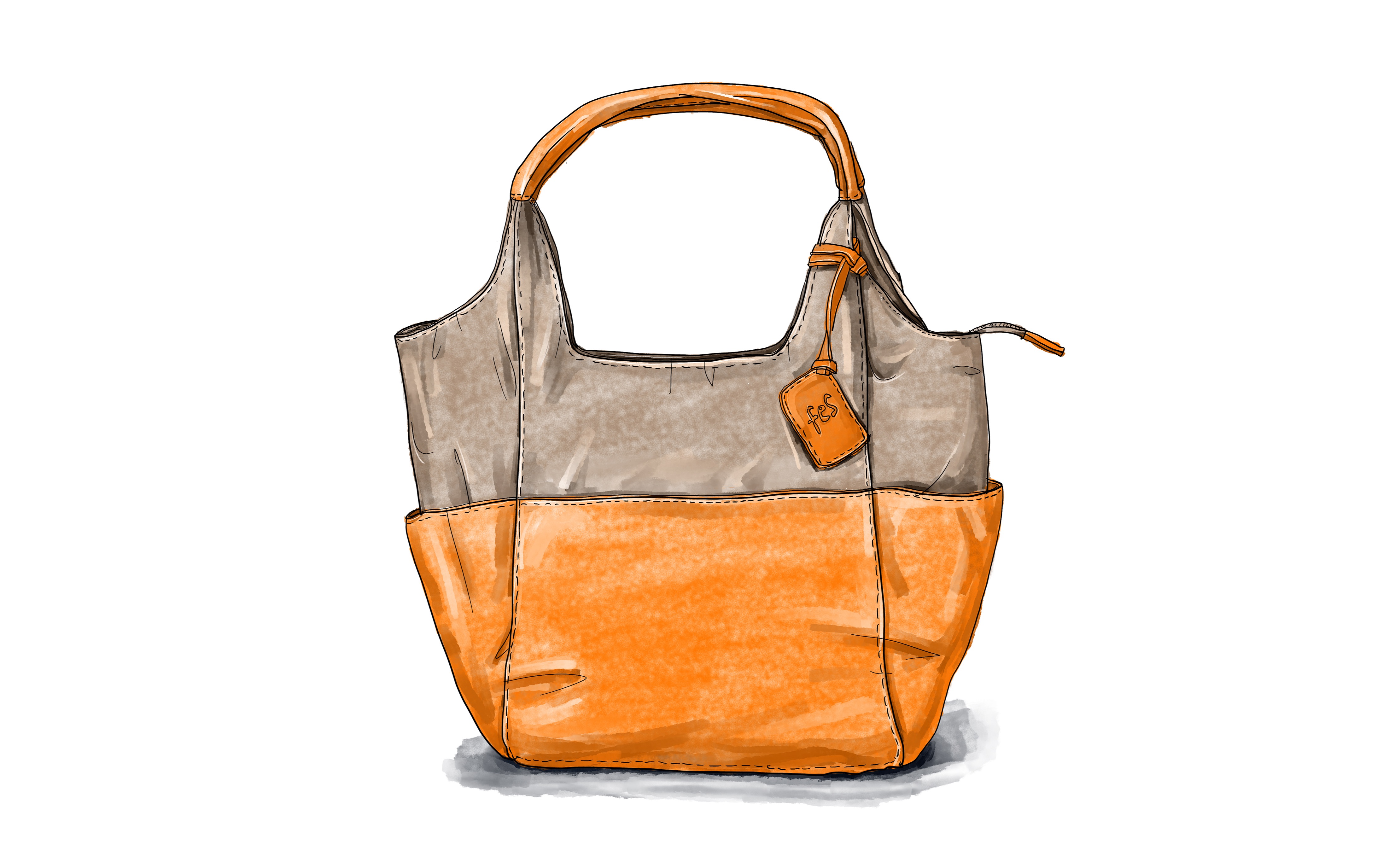 箱包procreate手绘-老菜(19)