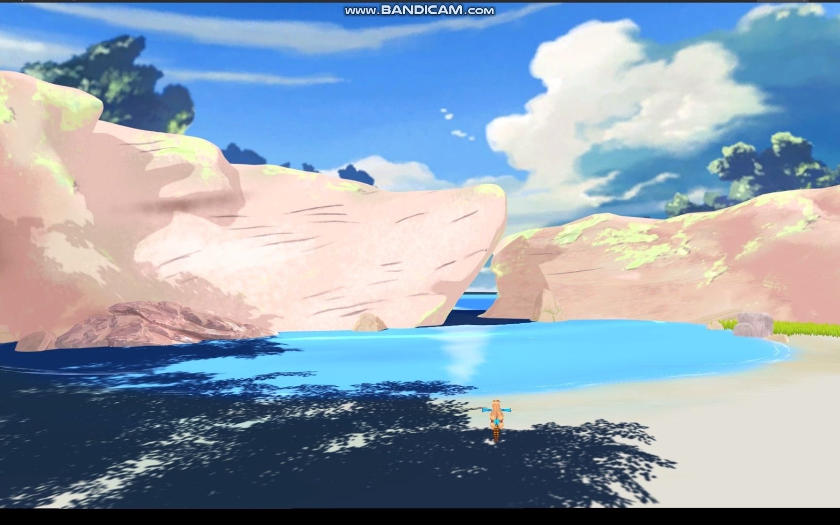 自制二次元海边小场景