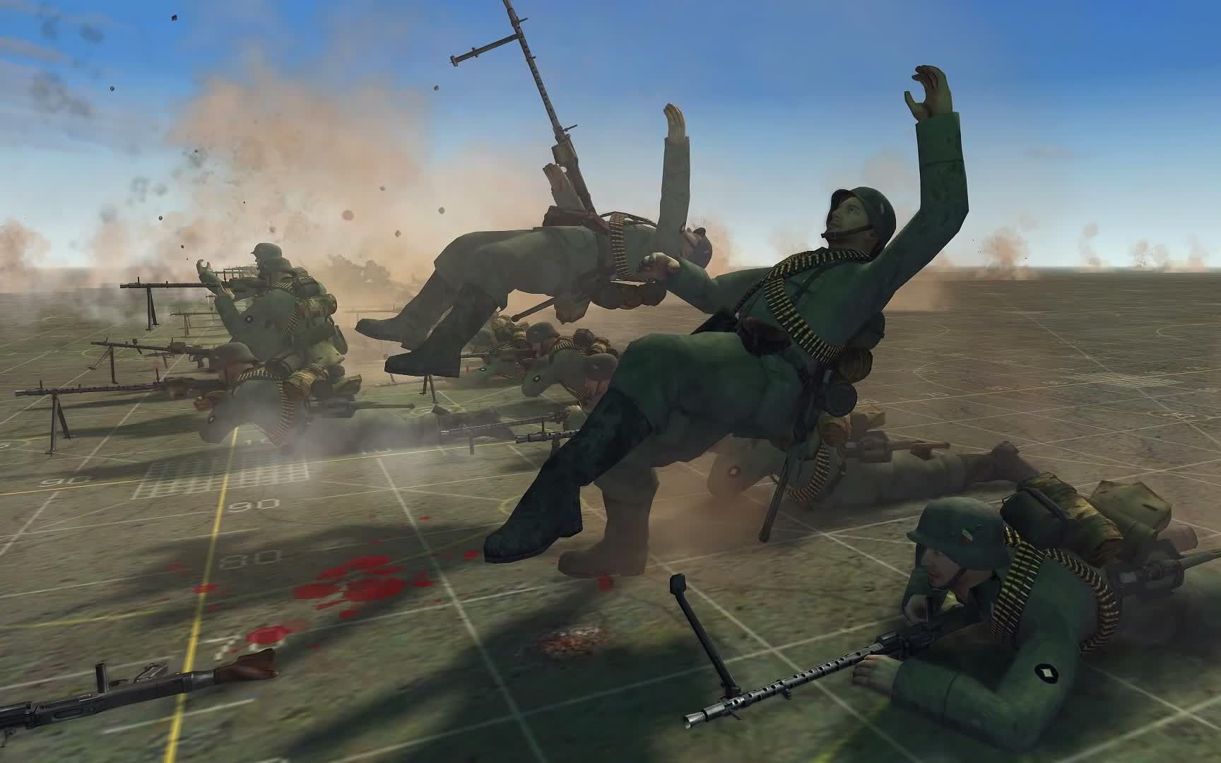 【战争之人2】 100挺mg34 vs 100挺mg42