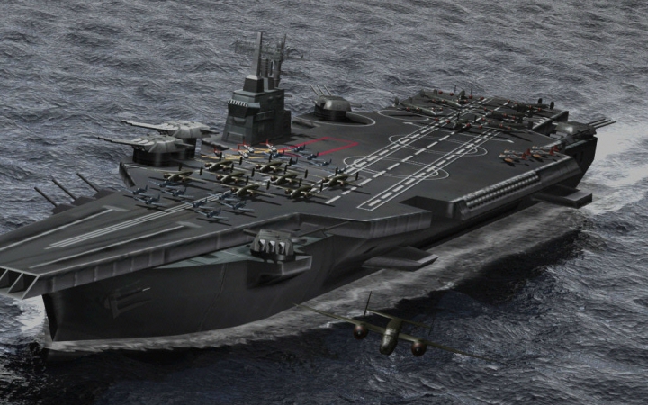 【钢铁的咆哮3】【h07 巨大高速航空母舰 阿鲁斯】【战列舰篇】