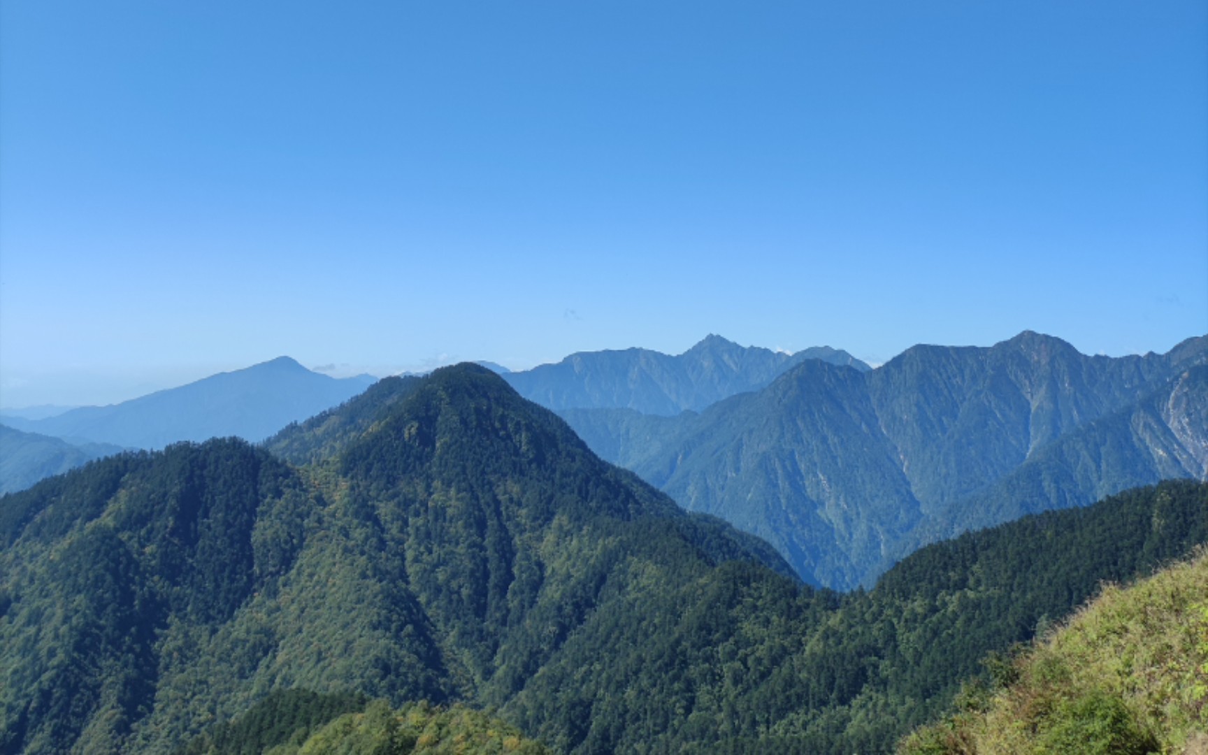中秋出游大邑花水湾西岭雪山 无雪 看云海