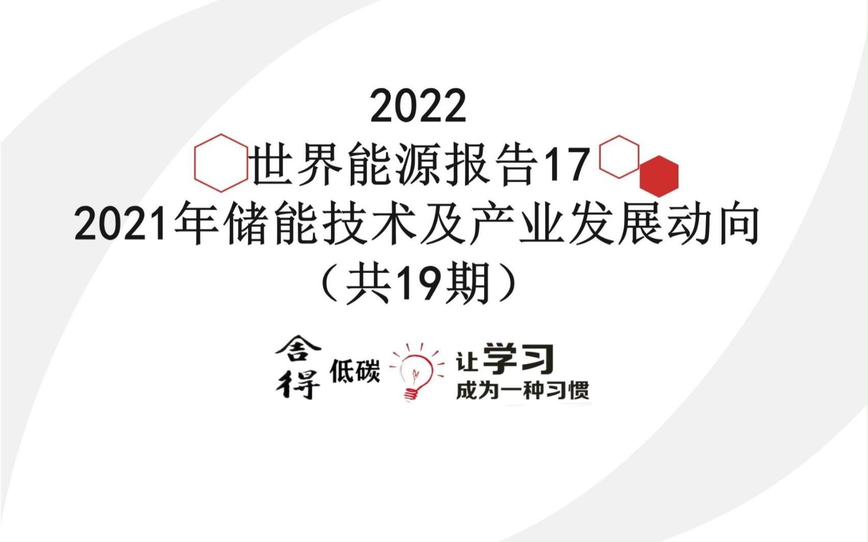 [图]世界能源发展报告（2022)-17_2021年储能技术及产业发展动向