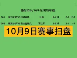 Download Video: 10.9足球赛事扫盘、赛事情报与分析