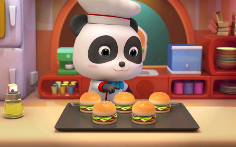 调皮的汉堡宝宝巴士之美食总动员