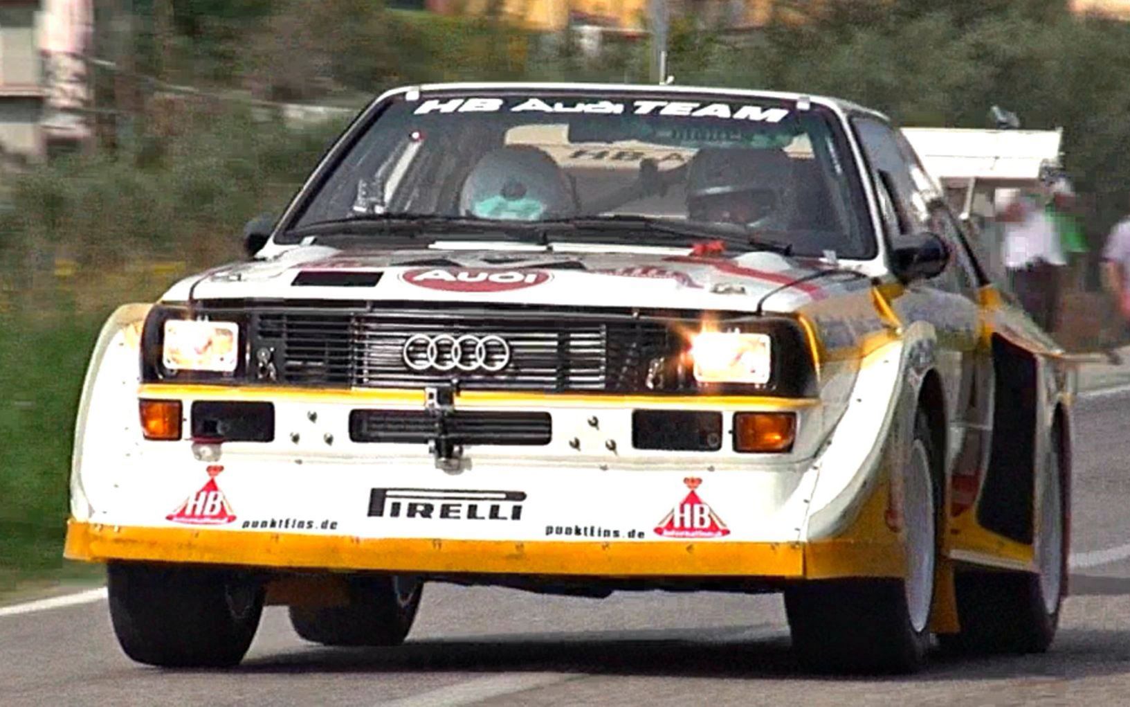 b组致敬经典复刻一辆1985奥迪quattros1e2