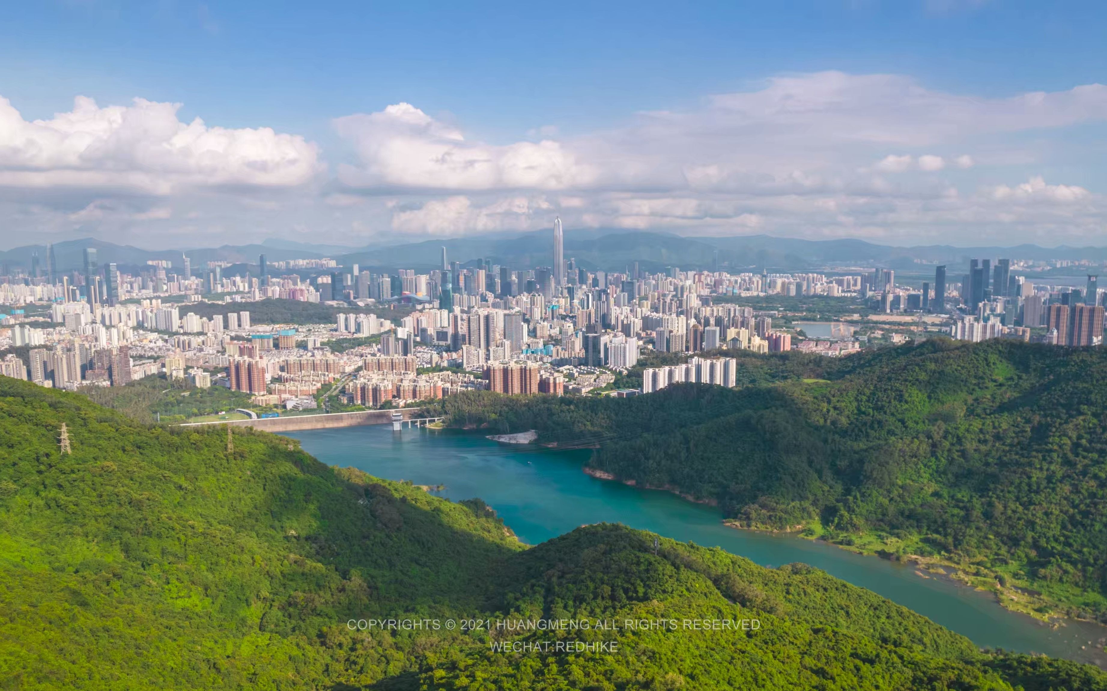 深圳中心区城市风光