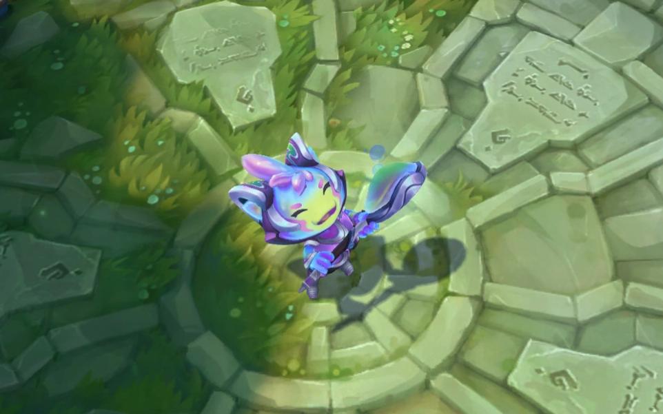 【lol】提莫太空律动单一炫彩皮肤演示